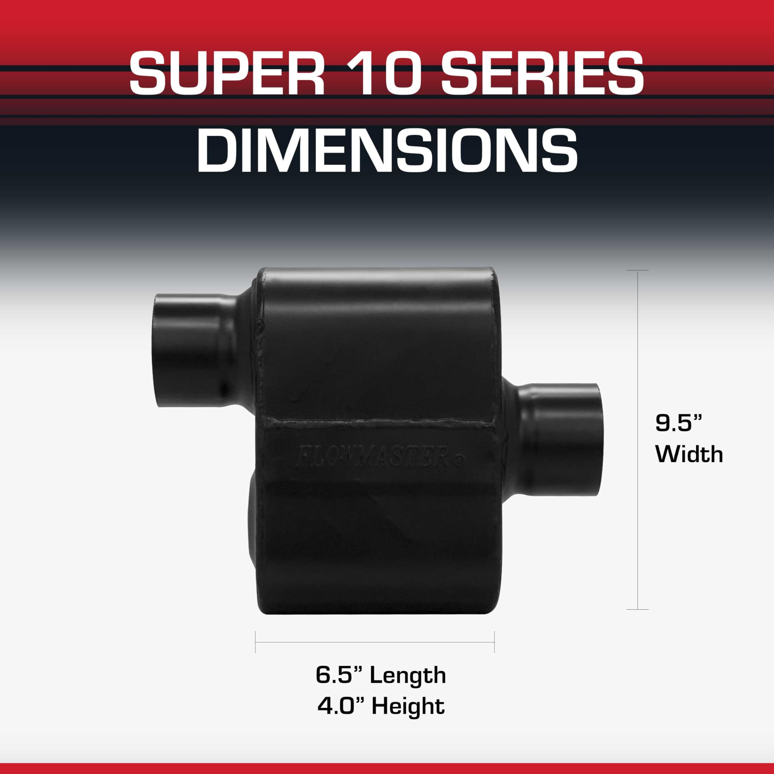 Flowmaster Super 10 Series muscle car tone preview: bold and street-ready.