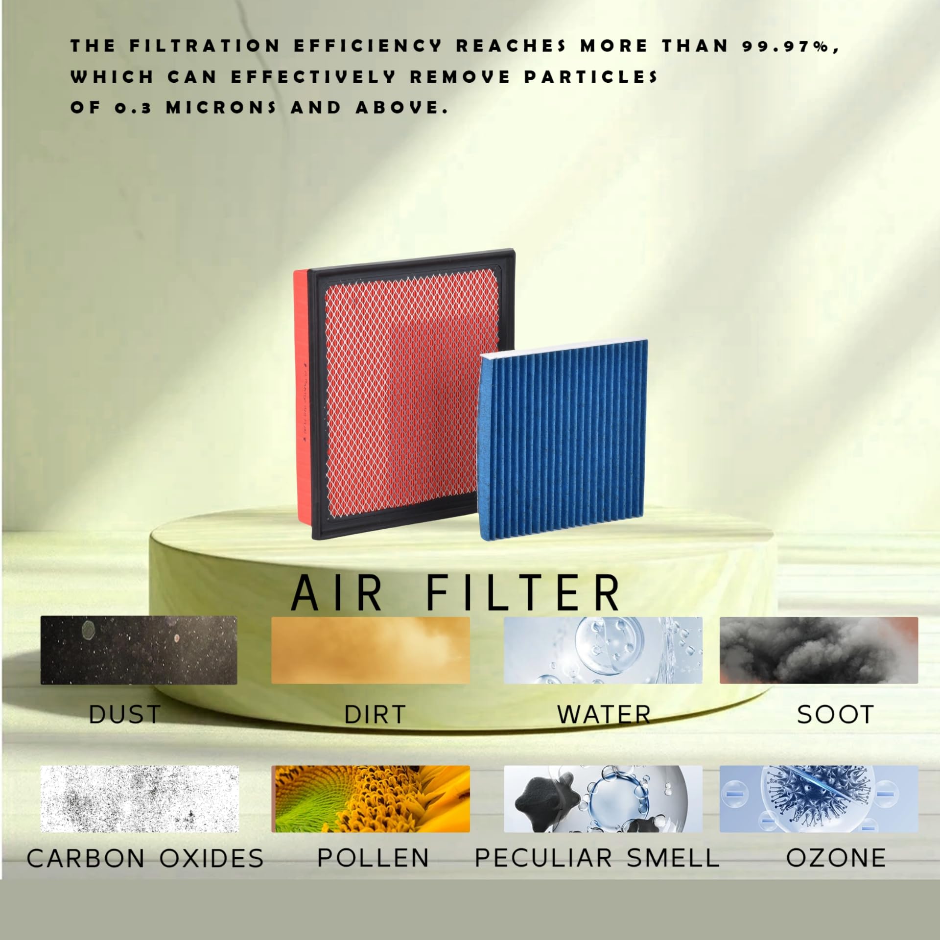 FLTRUCKTOP activated carbon media enhances filtration and odor control in your Toyota Tacoma