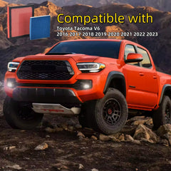 FLTRUCKTOP CA11895 cabin air filter with activated carbon reduces odors inside the Tacoma cabin