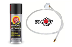Fluid Film Black extension hose in use for precise undercarriage coating
