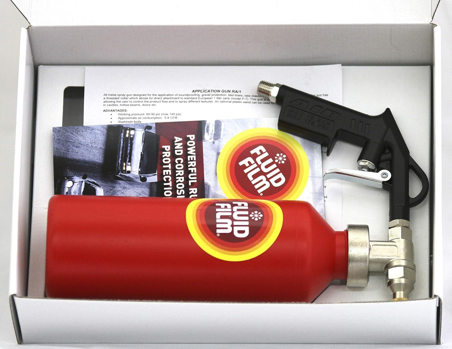 Fluid Film FFSG adjustable nozzle enabling optimized flow control during spraying.