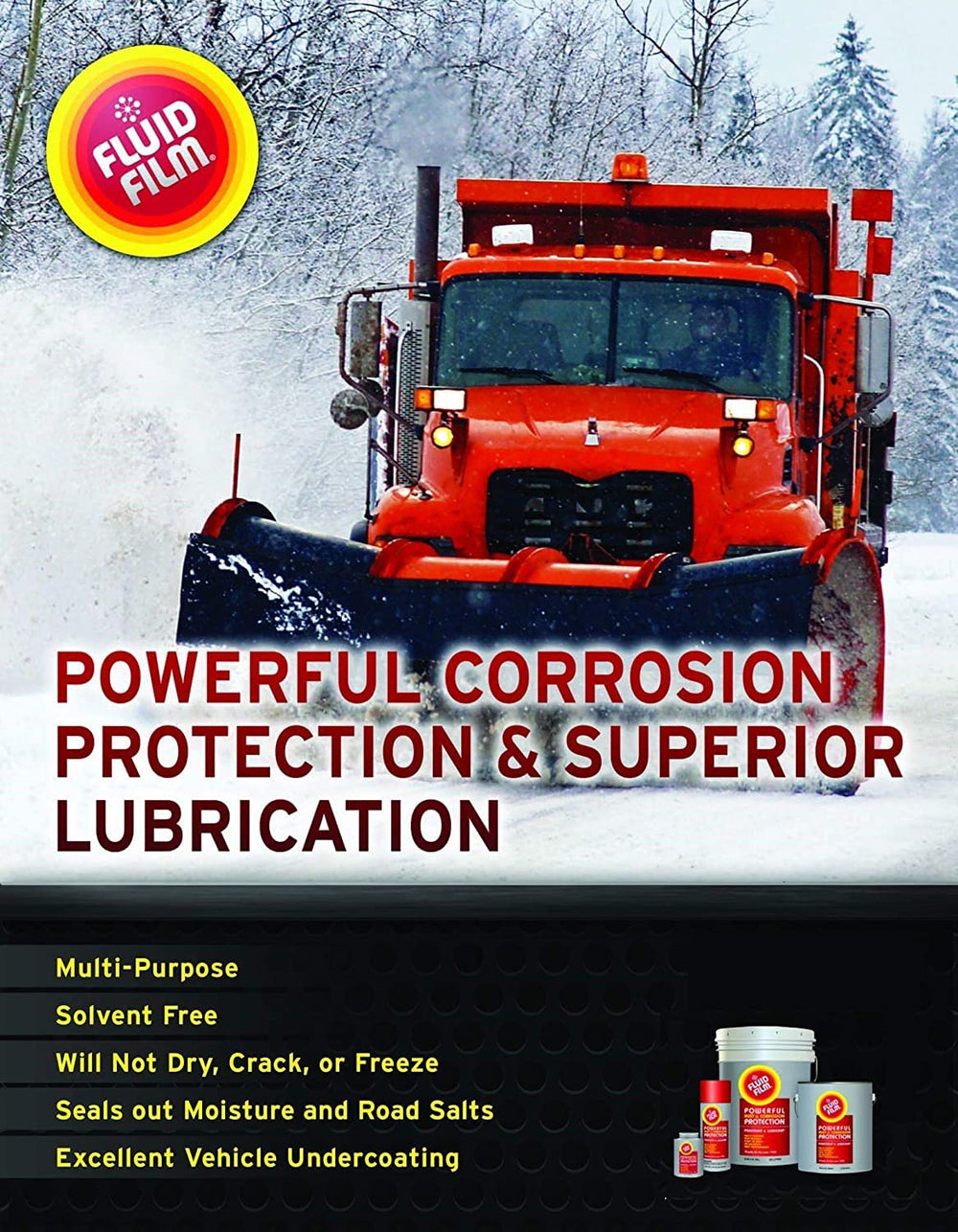 Fluid Film underbody protection spray demonstrates durable chassis coating.