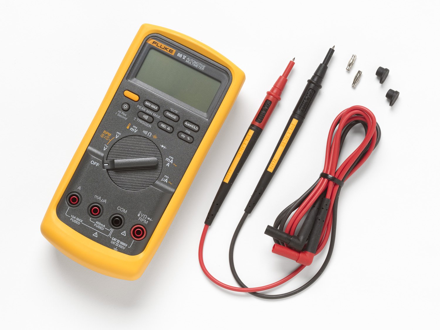 Fluke 88V Deluxe front panel with controls and diode test capability