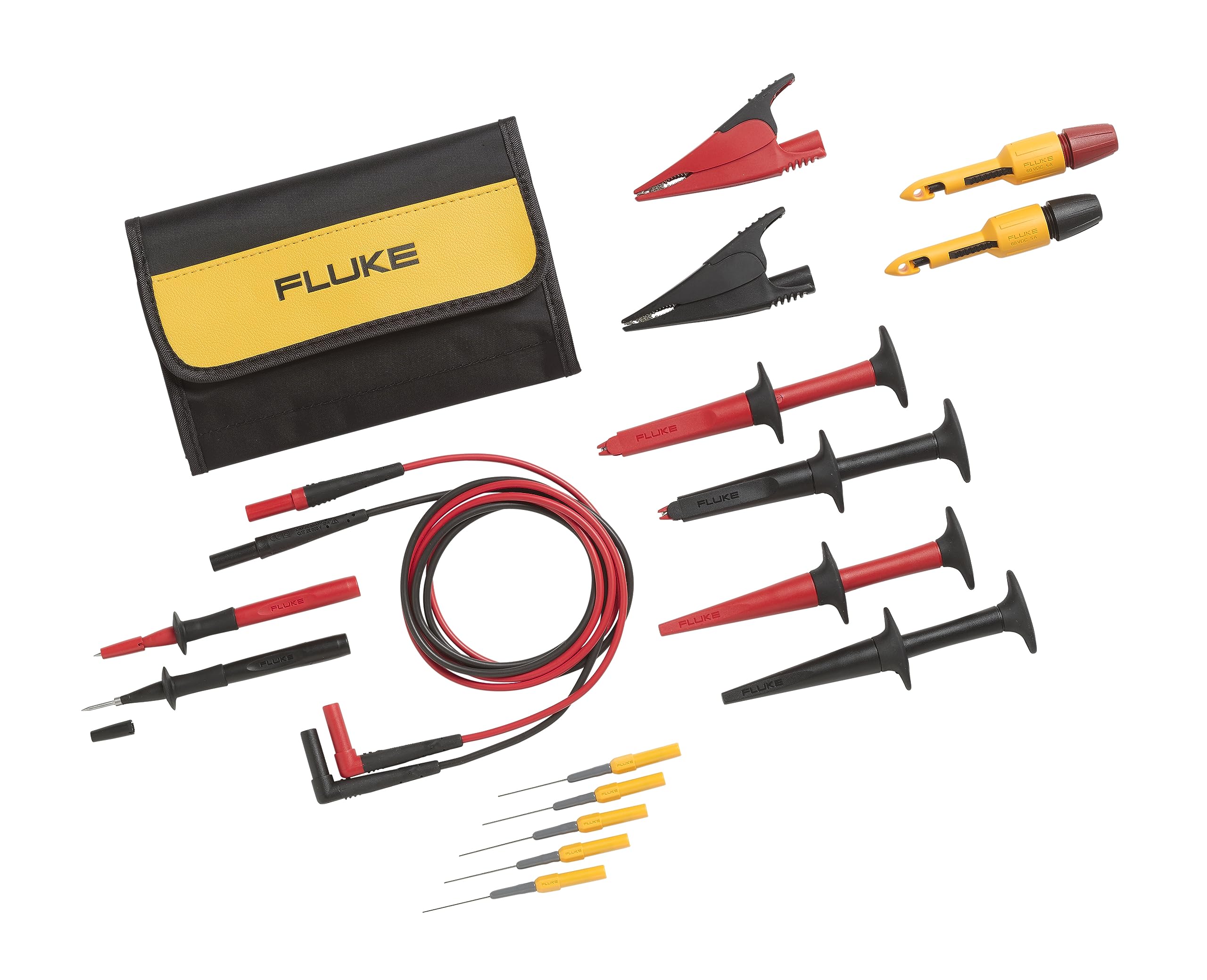 Fluke TLK282 insulation piercing clip set for fast weather-pack access.