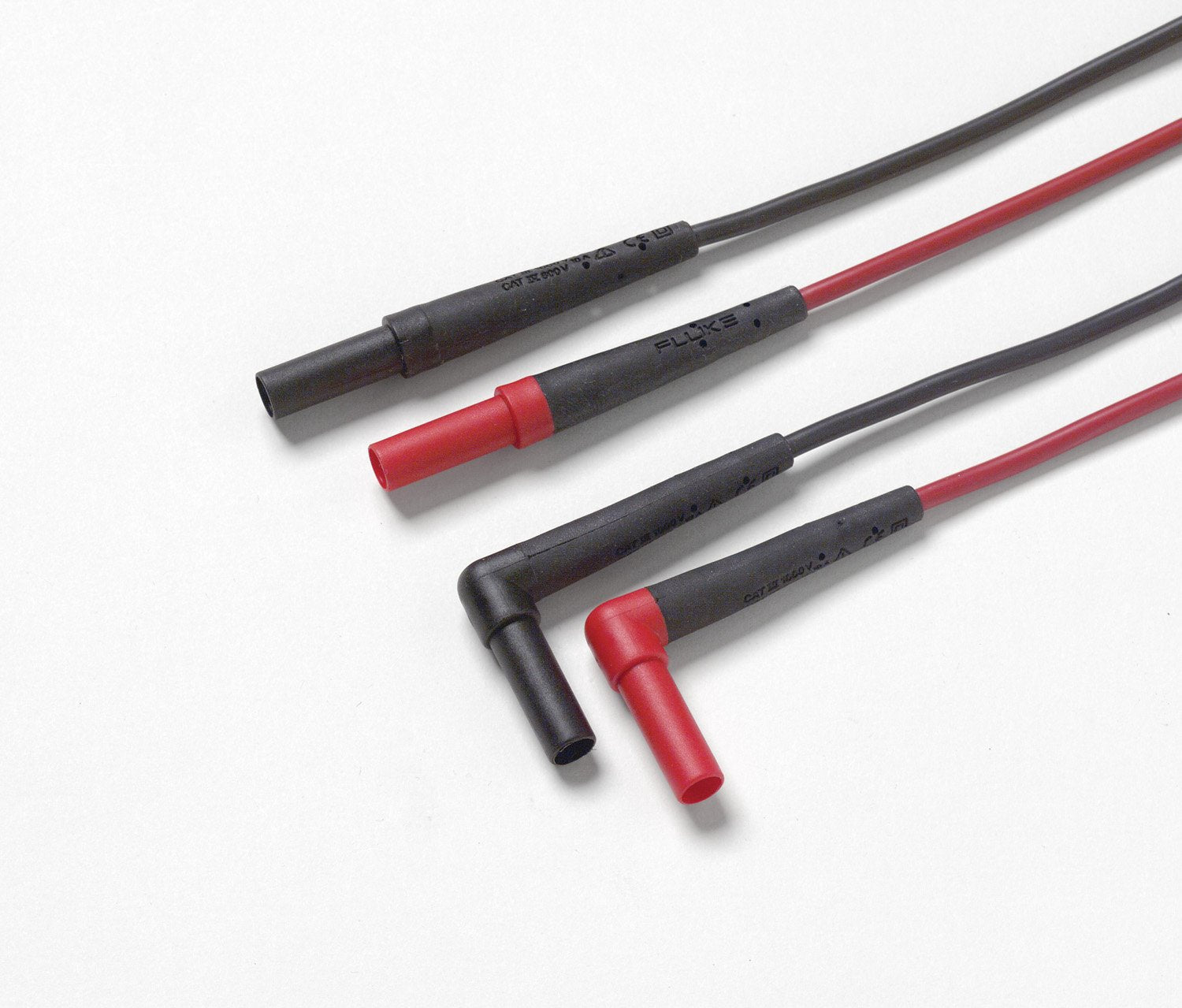 Fluke TLK282 SureGrip alligator clip set for versatile testing.