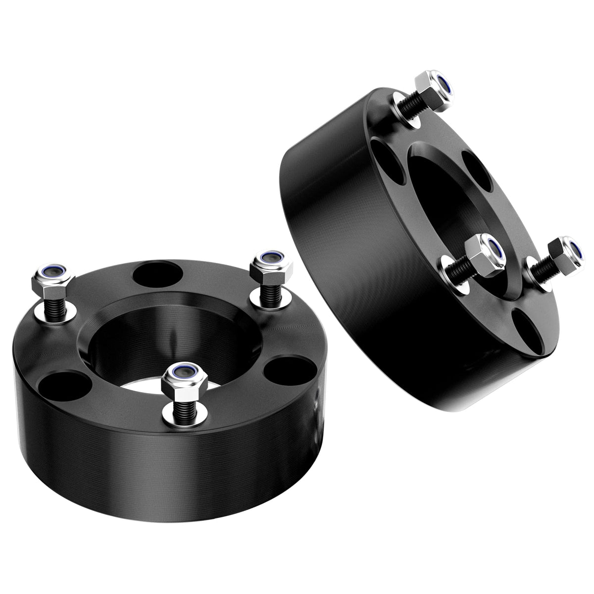 Flycle 3-inch front leveling kit on Silverado 1500 front view showing stance and height