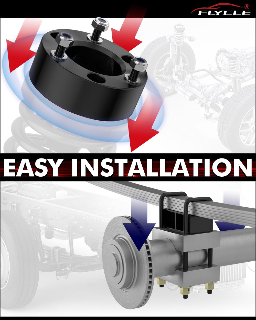 FLYCLE easy-install-step1 image shows installation within hours without cutting