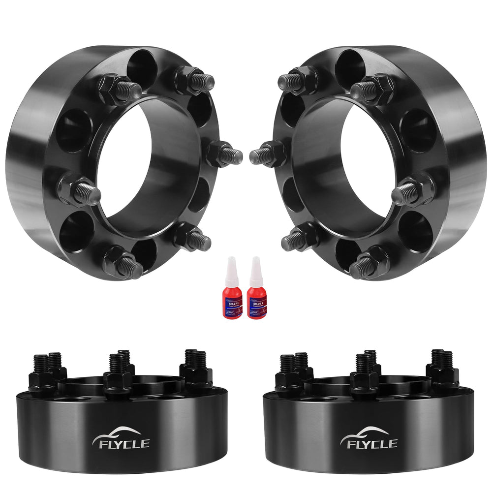 FLYCLE wheel spacer hubcentric 2inch for 6x139.7mm, improves fit and stability