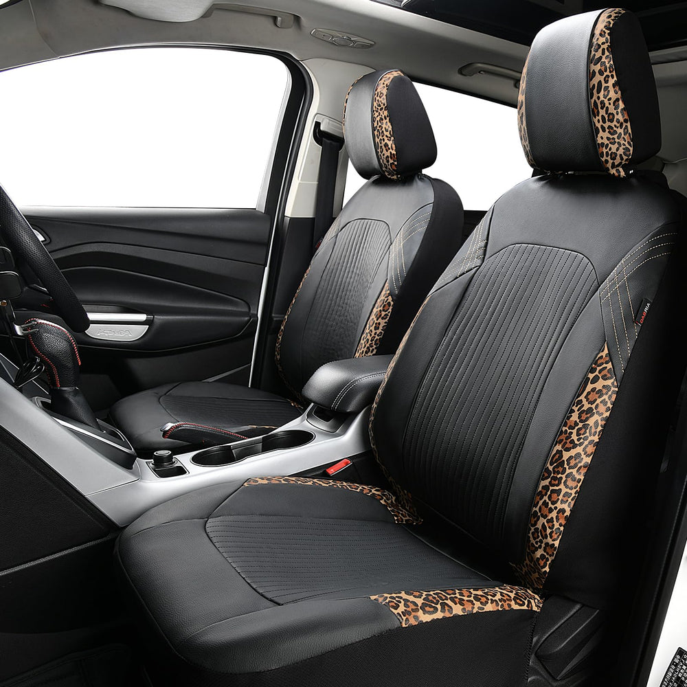 Flying Banner black leopard print accents add stylish interior flair.