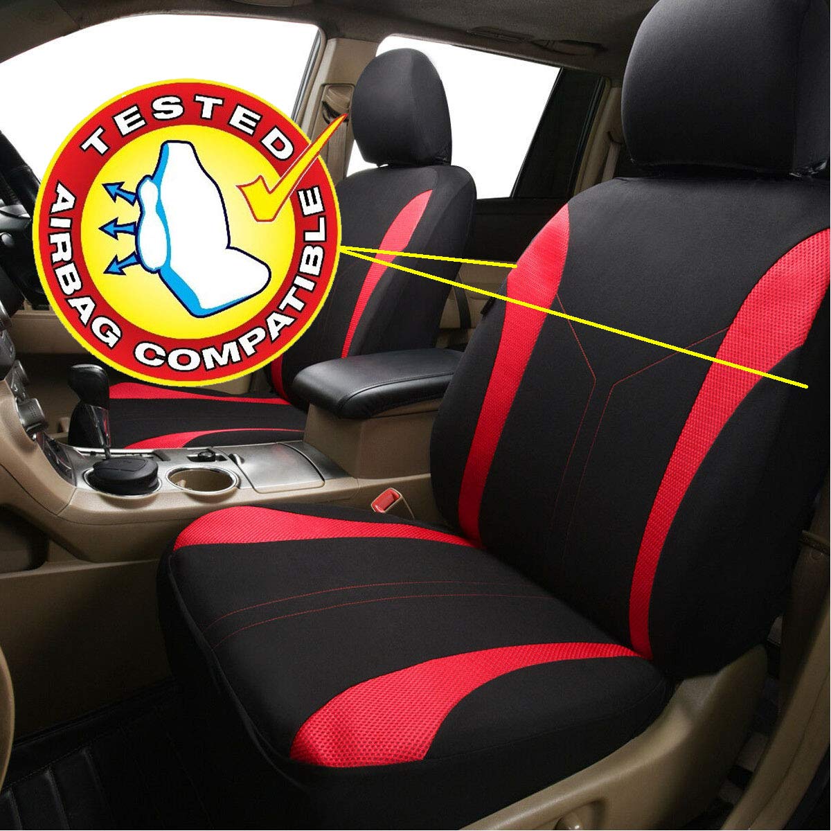 Flying Banner polyester fabric offers durable protection.