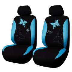 Flying Banner butterfly seat covers full set in mint blue lace protect and style