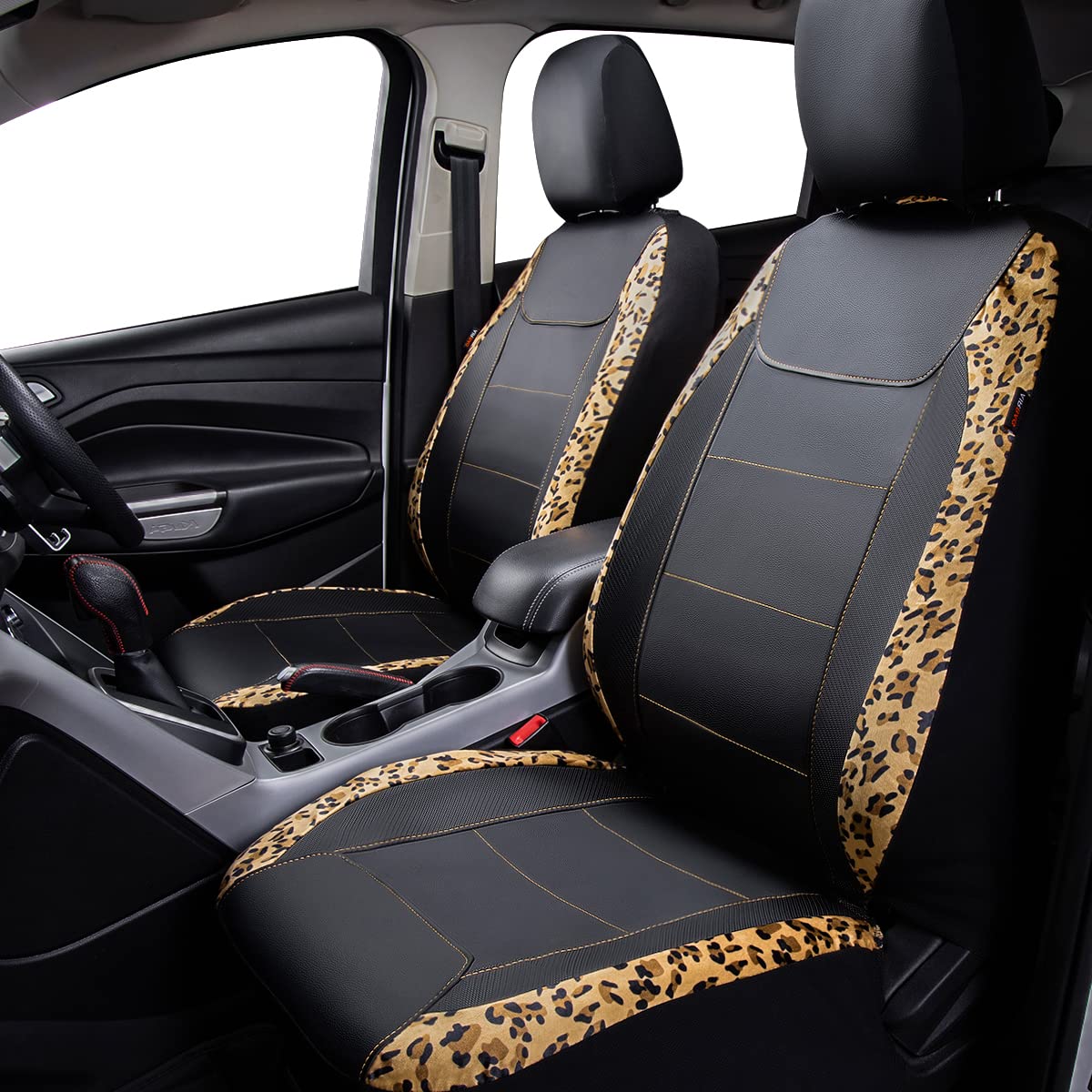 Flying Banner Carbon Fiber Faux Leather Rear Seat Cover for durable protection