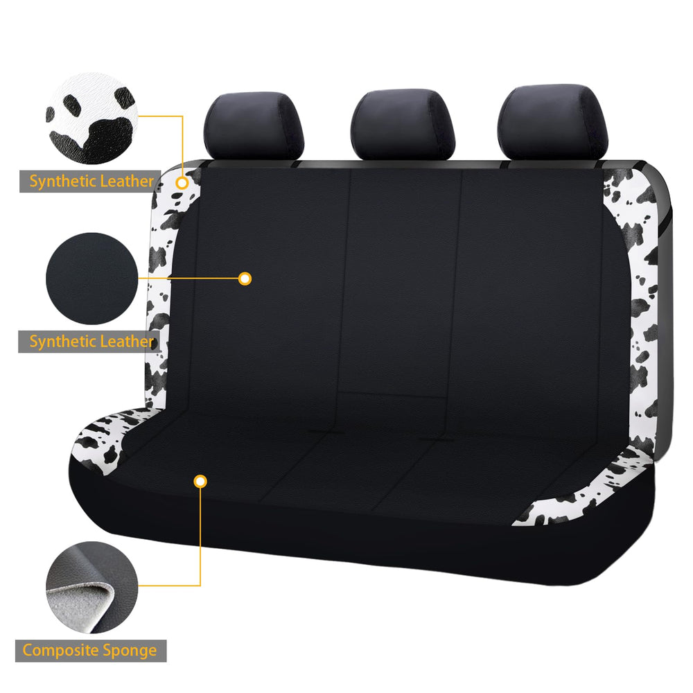 Flying Banner rear bench cover with black detailing upgrades interior style