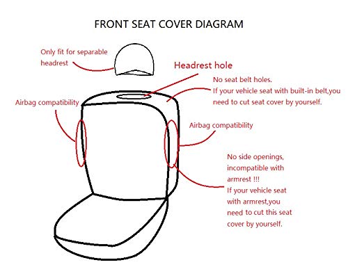 Flying Banner pair front seat covers install quickly for a refreshed cabin
