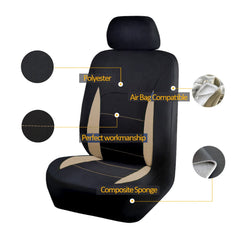 Flying Banner beige tan rear bench covers shield back seat from wear