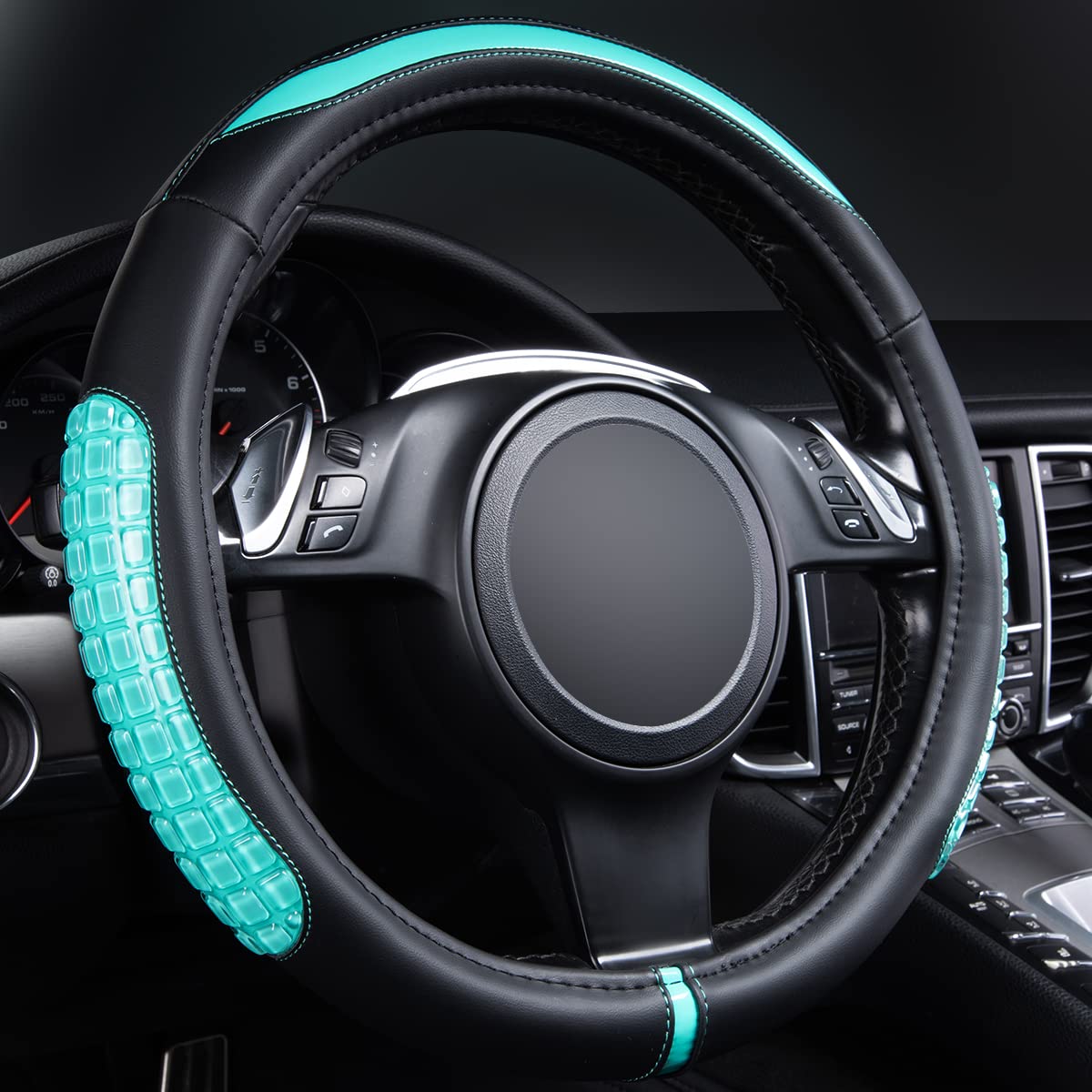 Flying Banner breathable gel massage texture for relaxed hands during long drives.