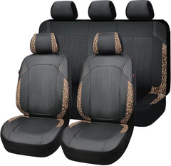 Flying Banner synthetic leather front seat covers protect and refresh the driver area.