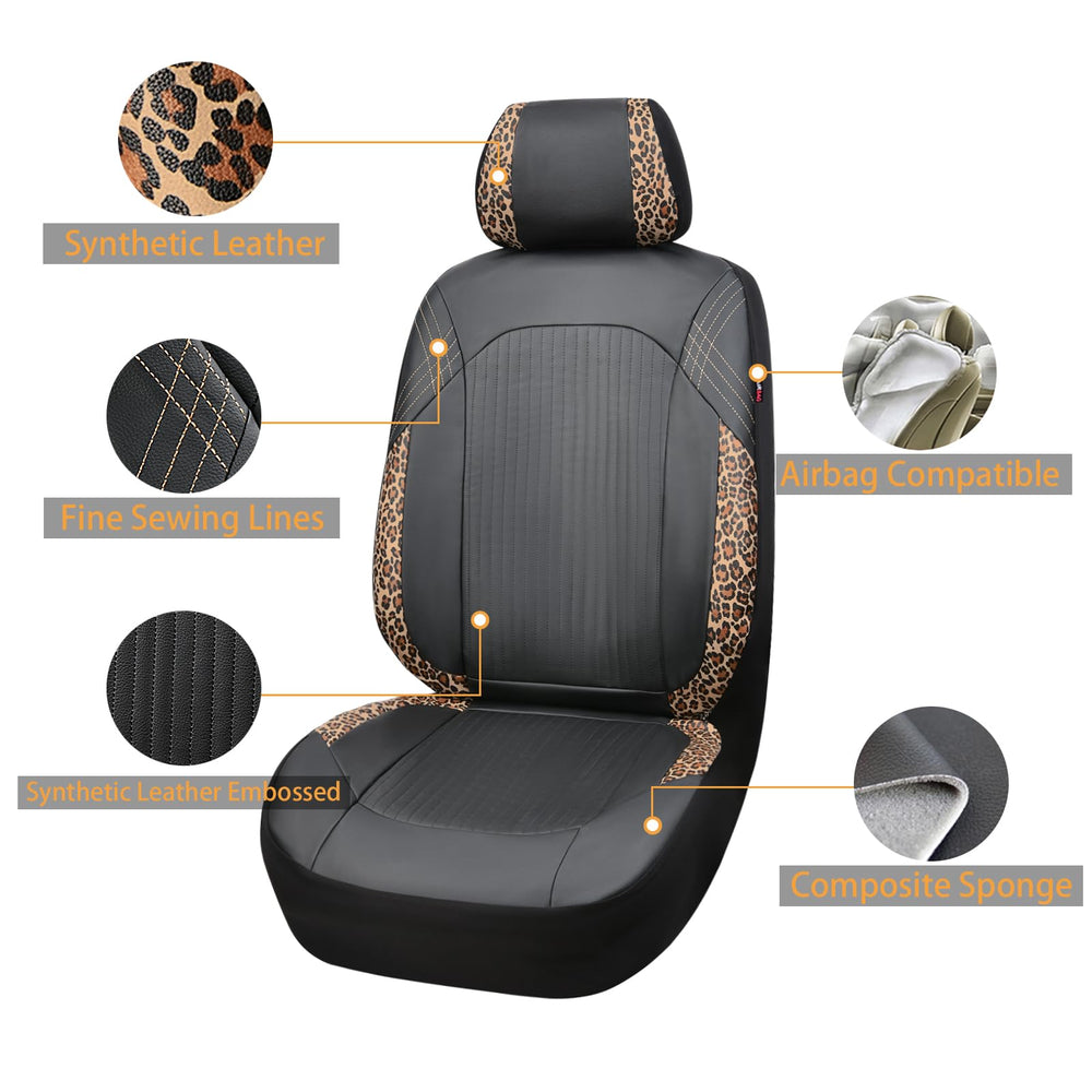 Flying Banner rear bench covers with cupholders for easy family trips.