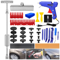 FLYMUR dent repair kit with t-bar puller for scratch-free fixes on cars at home convenience