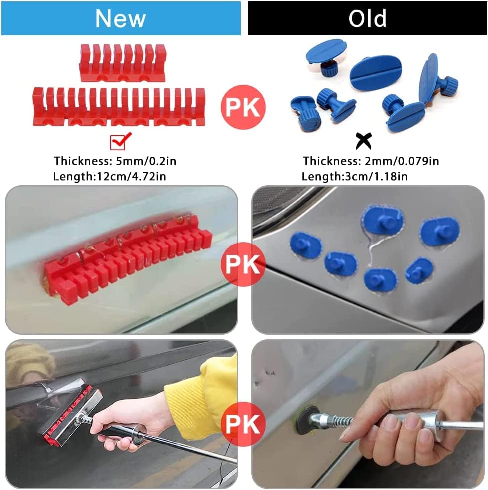 FLYMUR dent tabs set supports complex shapes for versatile repairs