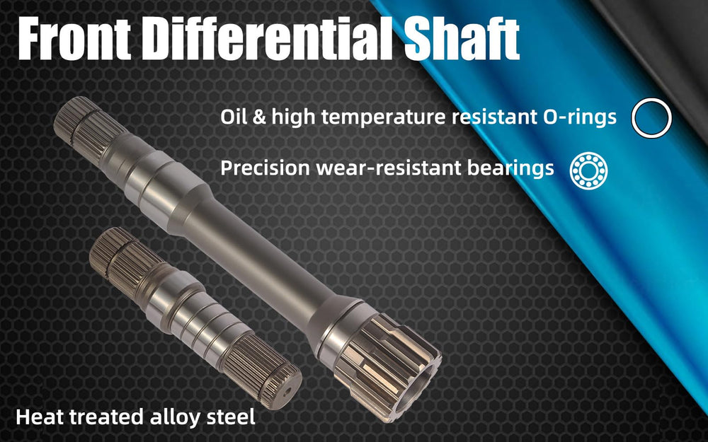 Flynsu front differential intermediate shaft right shaft ensures balanced rotation for smooth driving.
