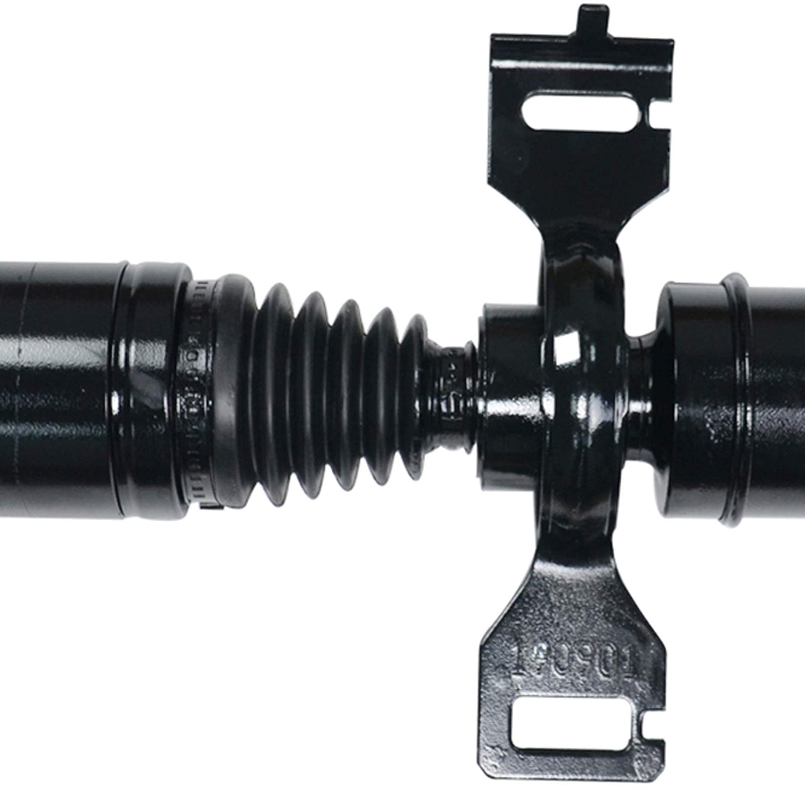 Flynsu installation-ready rear driveshaft illustrating straightforward replacement process.