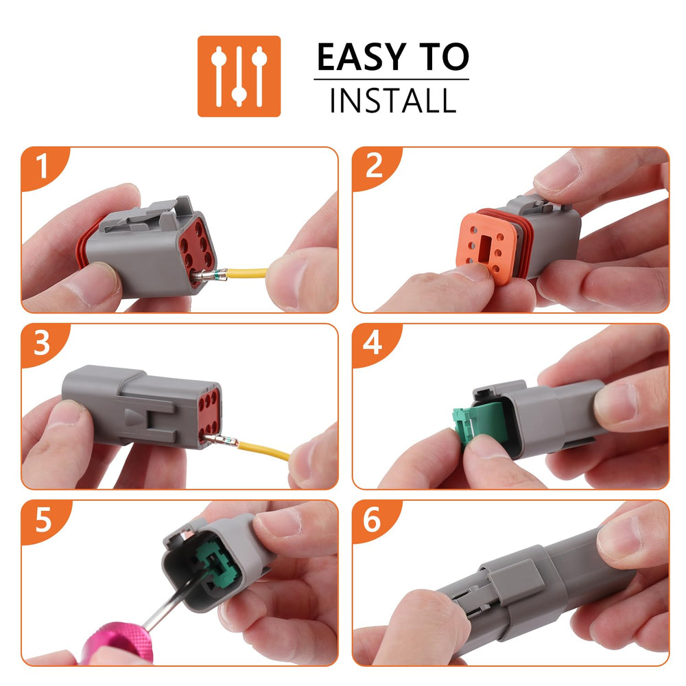 Flytuo Crimping Tool for DT 14-18 AWG terminals with precise, easy crimps