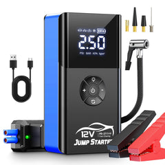 fmooostore jump starter front view for quick emergency starts on the road