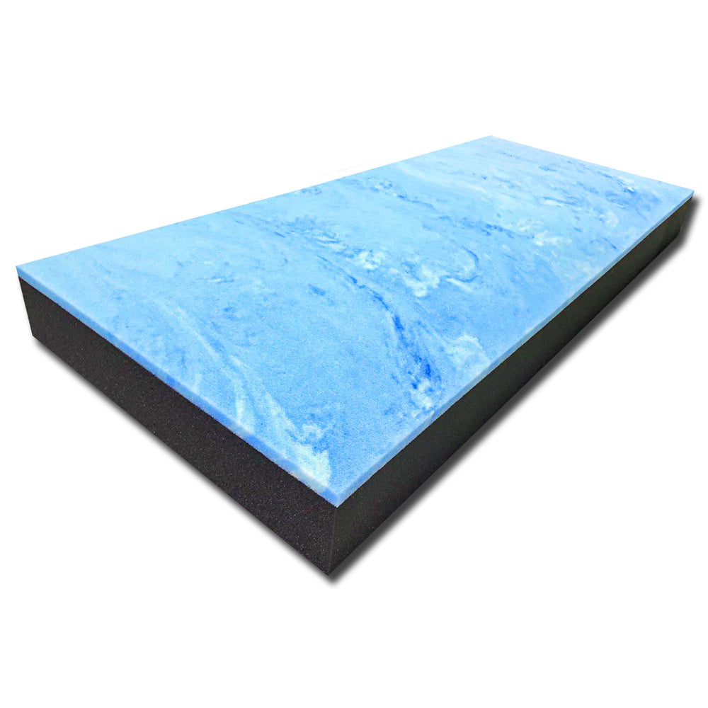 FoamTouch gel memory foam top layer provides pressure relief and cooling.