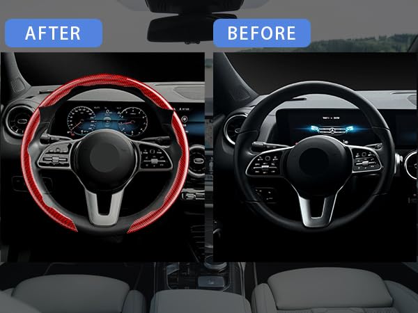FOAN universal-fit blue steering wheel cover suits most vehicles.