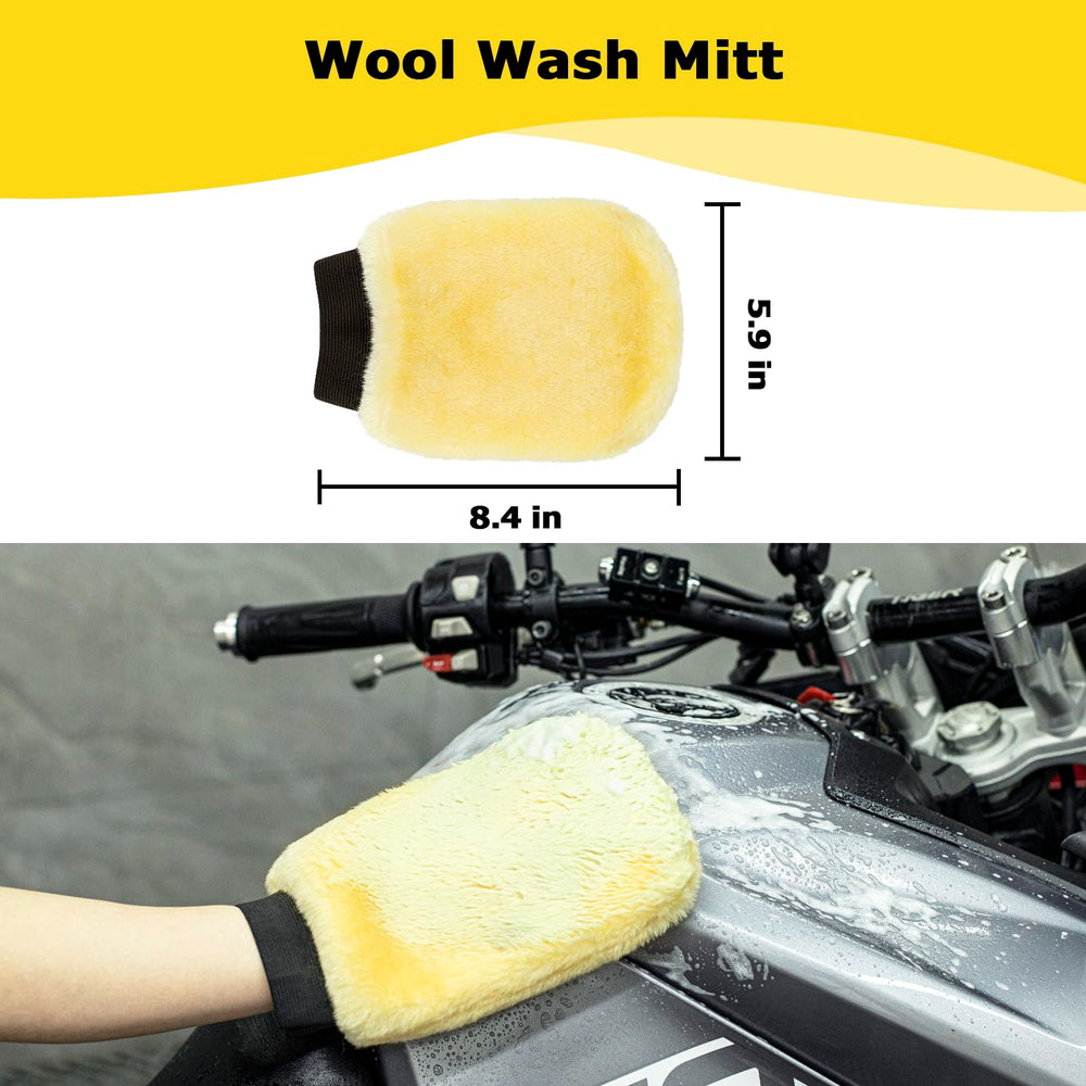 focopot Stiff Tire Brush tackles stubborn grime on tires and rims.