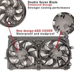 GM1101 condenser fan mounting system ready for installation and secure fit