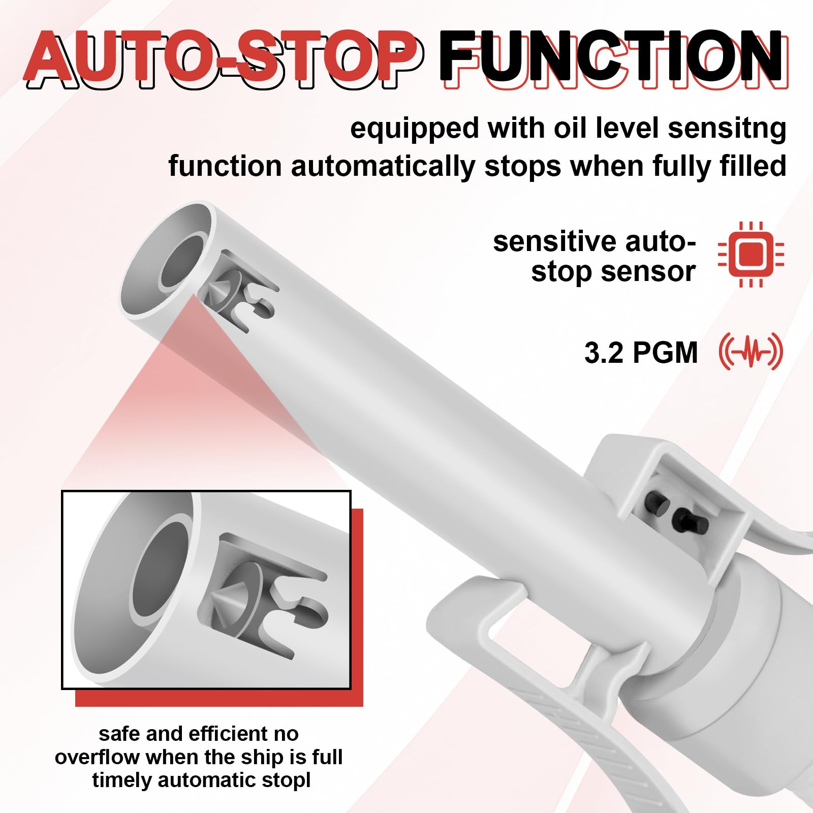 FODAHRWS pump features a gun-storage slot to keep the nozzle protected.