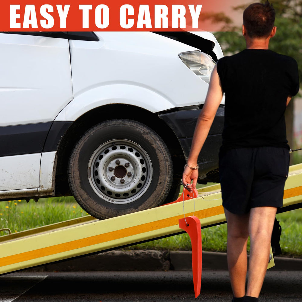 Foilswirl tire skates enable towing and loading tasks.