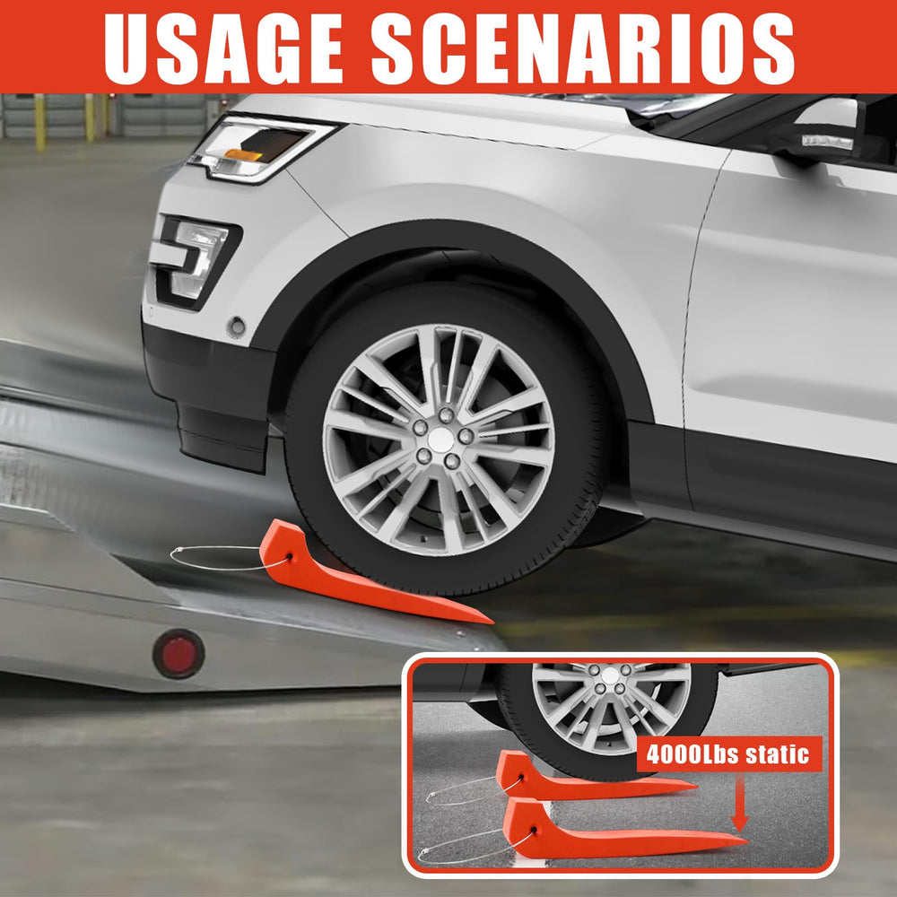 Bright orange Foilswirl skates improve visibility during handling.