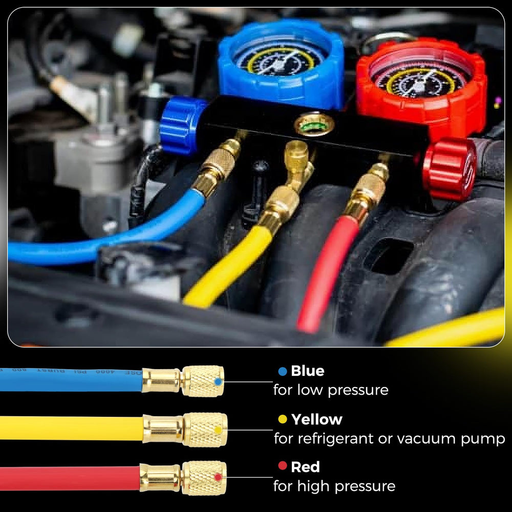 Foinwer 1/4 inch SAE flare fittings for quick, secure connections.