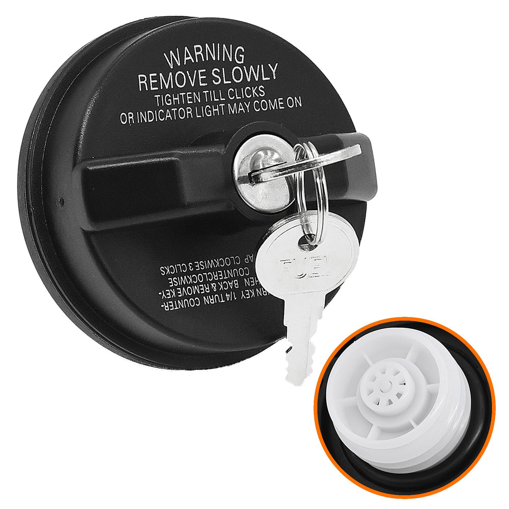 Fokes locking gas cap 10504 security feature blocks tampering and fuel theft