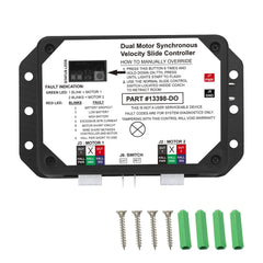 Folosem 13398-D0 dual motor controller front view showing compact black unit for RV slide-out control