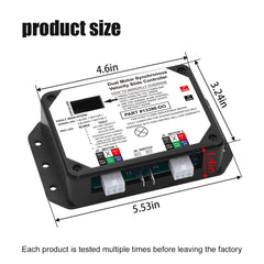 Folosem 13398-D0 dual motor controller side view highlighting its compact form factor