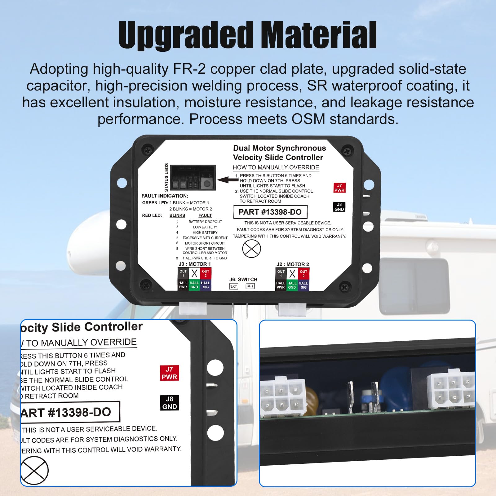Folosem 13398-D0 in-wall installation view demonstrating direct replacement fit