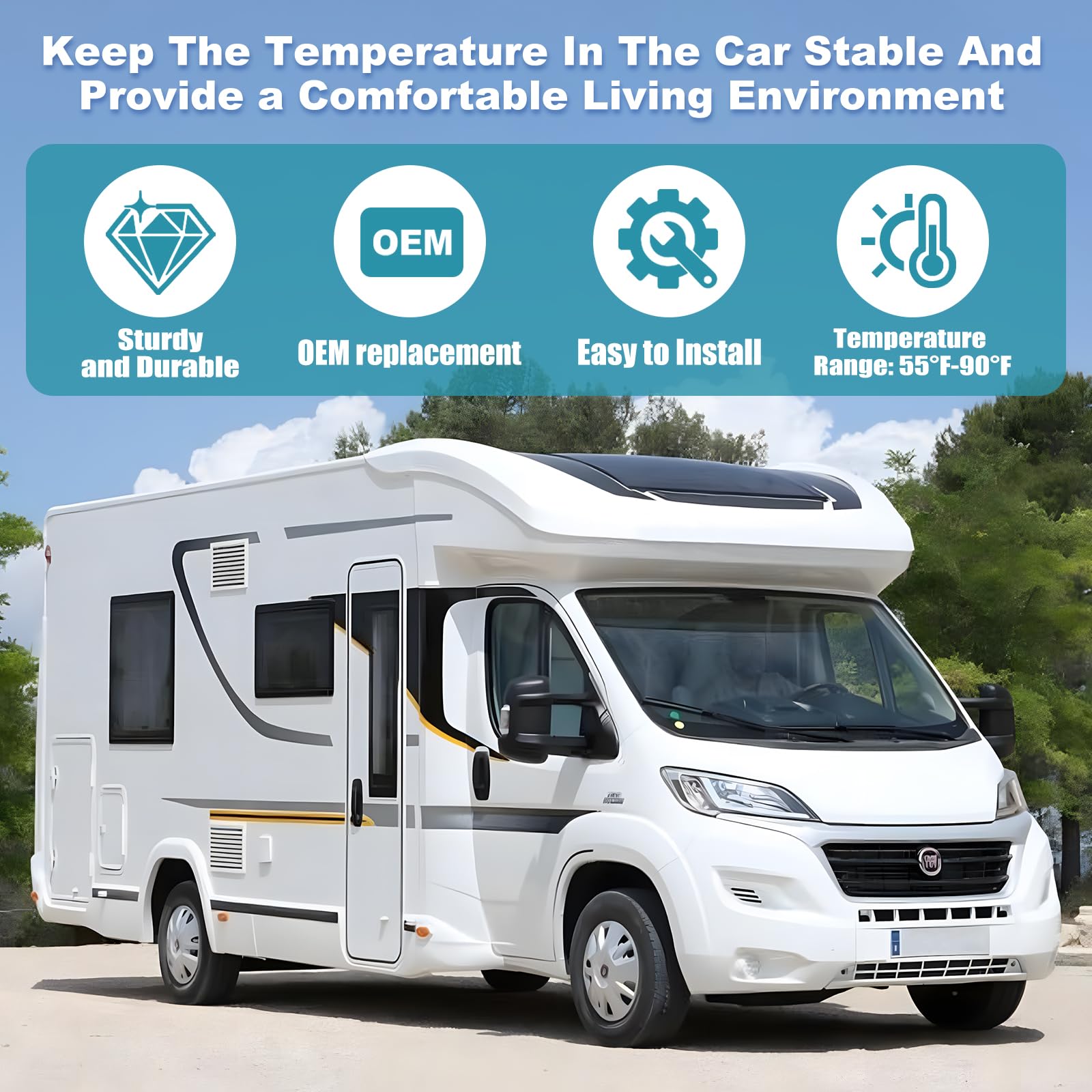 folosem 7330F3852 compatibility with Mach series ensures broad RV use.