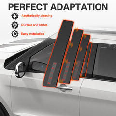 FOMIUZY driver-side keypad trim on Explorer B-pillar for seamless integration.