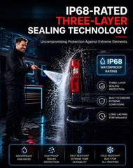 FOMIUZY halogen tail lights assembly turn signal for Silverado improves signaling.