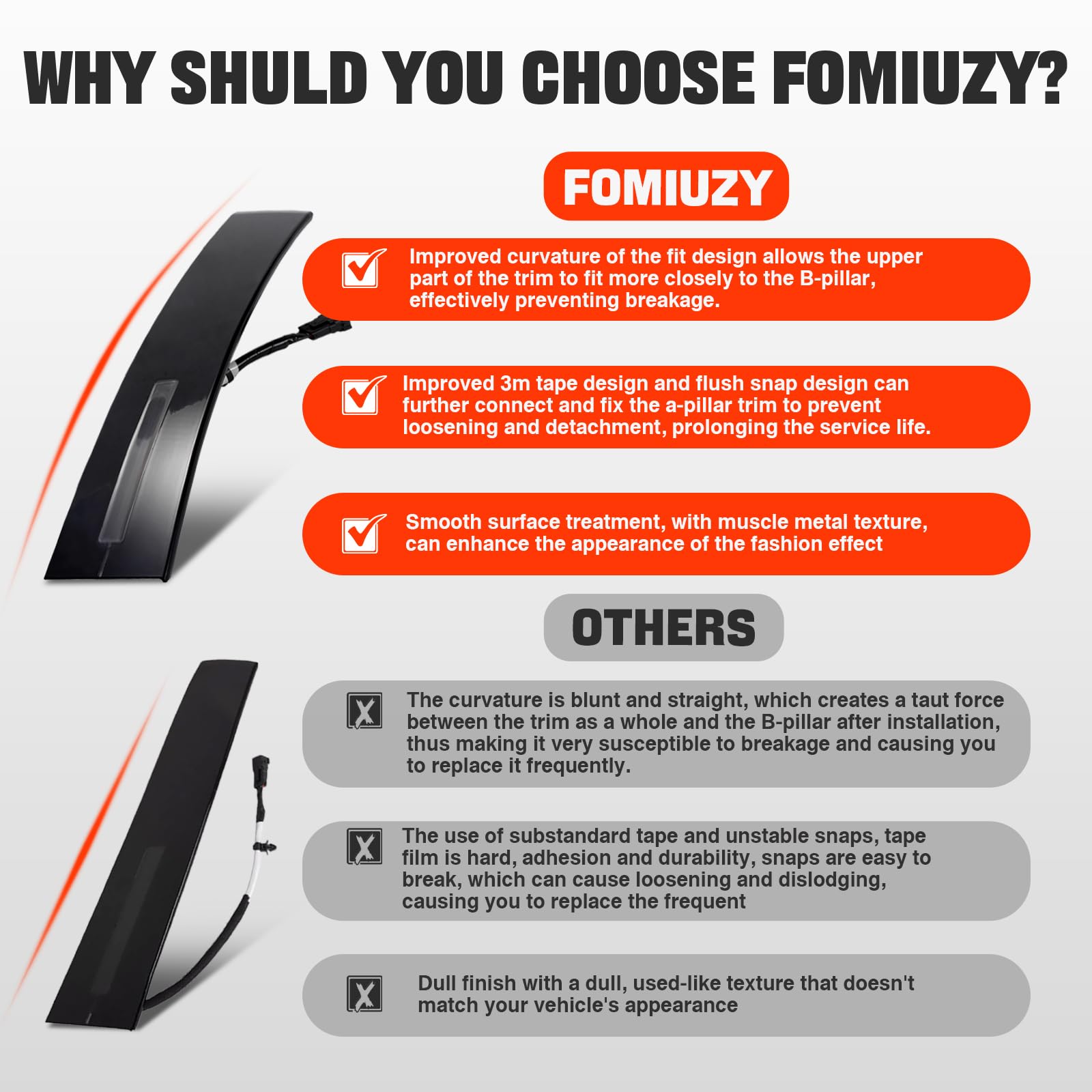 FOMIUZY illuminated keypad backlight visible at night on Explorer.