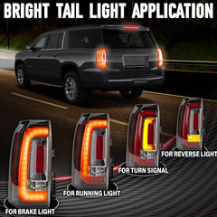 FOMIUZY rear LED taillight Yukon 2015-2020 boosts rear visibility