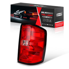 FOMIUZY tail light assembly, right passenger side for Chevy Silverado 1500, improving daytime and night visibility