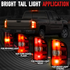 FOMIUZY taillight on GMC Sierra 3500Duall highlights durable housing