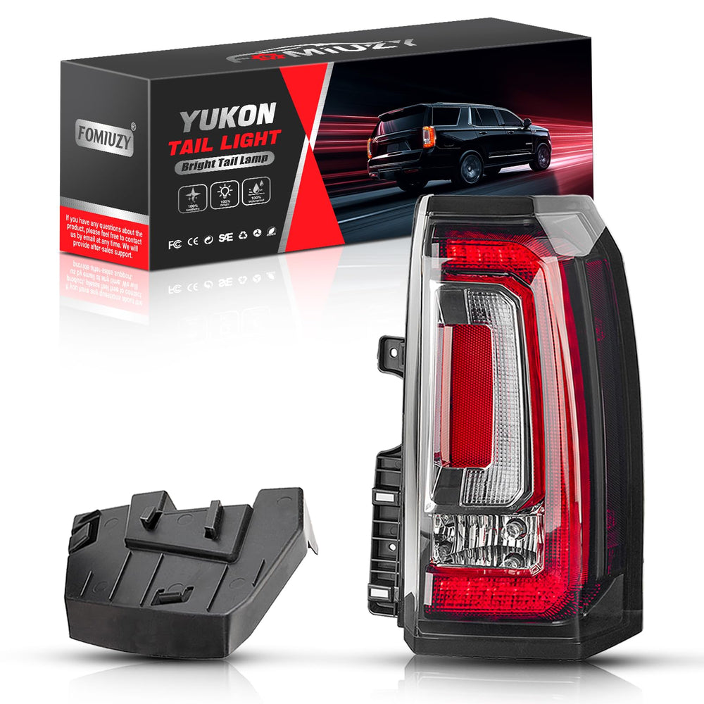 FOMIUZY tail light assembly for GMC Yukon enhances rear visibility and signaling.
