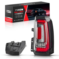 FOMIUZY tail light assembly for GMC Yukon enhances rear visibility and signaling.