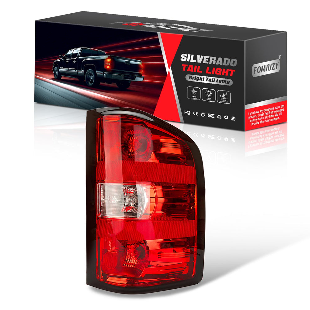 FOMIUZY tail light assembly on Silverado 1500: direct replacement fit